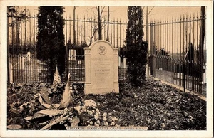 Theodore Roosevelt Grave Postcard Oyster Bay NY Vintage Sagamore Hill President - Picture 1 of 5
