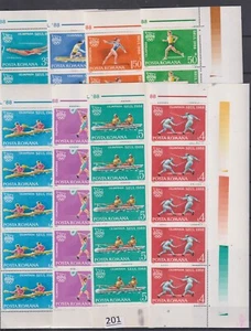ME 5X ROMANIA 1988 - MNH - OLYMPICS - SEOUL - Imagen 1 de 1