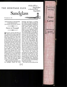SISTER CARRIE Theodore Dreiser - illus. Reginald Marsh - Heritage Sandglass &Box - Picture 1 of 3