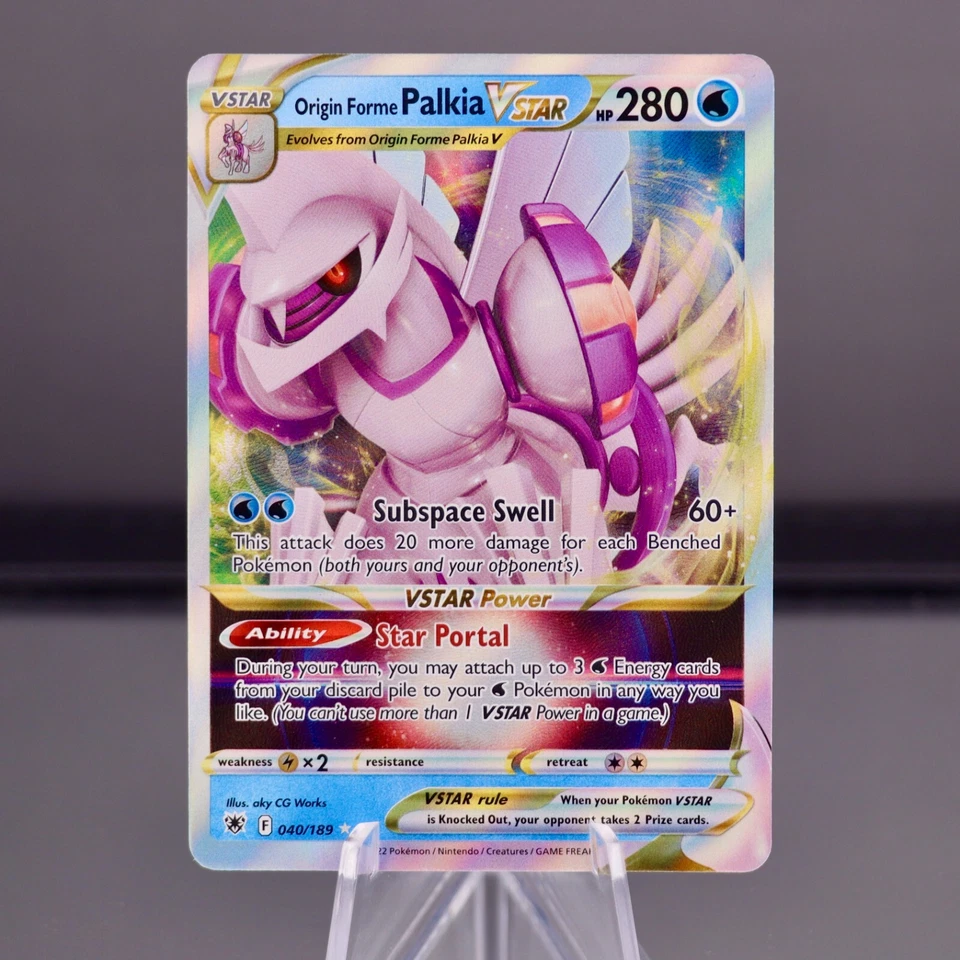 Pokemon TCG Origin Forme Palkia VSTAR 040/189 Swsh10: Astral Radiance Holo NM - Image 1 of 1