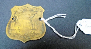 J.B. SCHRODER CINCINNATI BRASS TAG - AWESOME???  (20081-12) - Picture 1 of 11