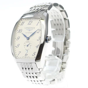 LONGINES Evidenza Small Second Automatic Date Wristwatch Tonneau L2.642.4 Auth - Picture 1 of 6