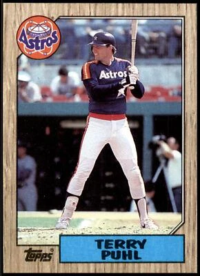 Terry Puhl #693 1987 Topps - Image 1 of 2