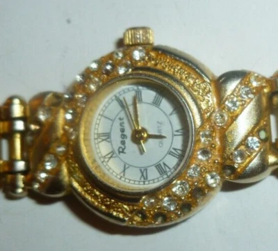Regent Reloj Mujer Tono Dorado Cuarzo Estrás Foto 1 de 4