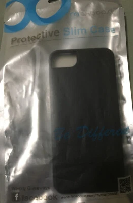 Maxboost VIBRANCE SERIES IPHONE 5S 5 Cell Case BLACK Slim Shock Absorbing-New - Image 1 of 2