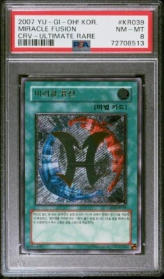 Yu-Gi-Oh! Miracle Fusion Ultimate Rare CRV-KR039 PSA 8 Mint - Image 1 of 2