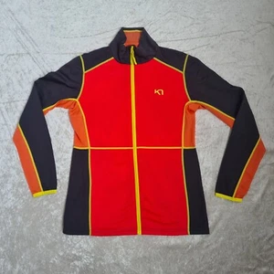 Chaqueta deportiva térmica Kari Traa para mujer tejida gofre talla L cremallera completa top gimnasio - Imagen 1 de 22