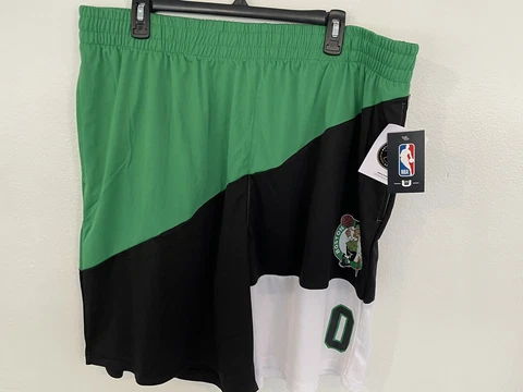 NWT NBA Ultra Game Basketball Shorts Mesh Boston Celtics Jayson Tatum #0 Sz XXL Cover