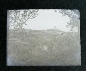 Antique Glass Negative "Siena From San Domenico" 1800-1900s 10.7x8.2cm #2.03 - Picture 1 of 3