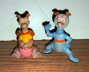 Lot of 2 Vintage 1982 Disney Figment PVC Action Figure Astronaut Epcot - Picture 1 of 1