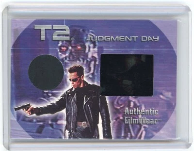 SCHWARZENEGGER 2003 ARTBOX TERMINATOR 2 JUDGEMENT DAY #FW1 "FILMWEAR" WARDROBE - Image 1 of 2