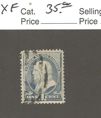 US  212, one cent ultra, 1887, XF, cv $35 - Image 1 of 2