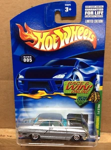 Tarjeta Hot Wheels 2002 Treasure Hunt Series Ford Thunderbolt #5 de 12 casi como nueva - Imagen 1 de 3