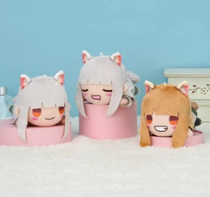 Spice And Wolf MERCHANT MEETS THE WISE WOLF Nesoberi Plush Doll Set of 3 SEGA - Picture 1 of 3
