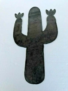 Handcrafted Metal Saguaro Cactus Wall Art Decoration Garden Art Signed aceb 1997 - Picture 1 of 4