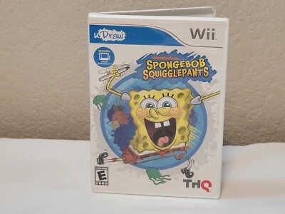 Nintendo Wii SpongeBob Squarepants SquigglePants THQ 2011 Game - Image 1 of 3