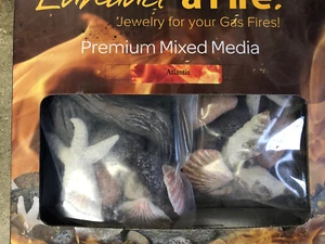 Enhance A Fire Atlantis Mixed Media Jewelry For Your Gas fires - Picture 1 of 2