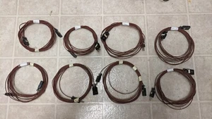 8 Type J Thermocouple 12ft Extension Cables w SMPW-CC-J-F and SMPW-CC-J-M plugs - Picture 1 of 4