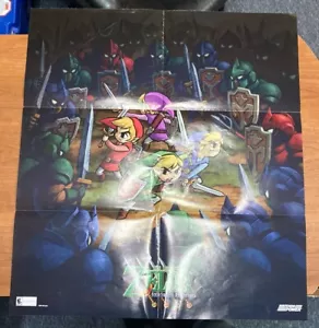The Legend of Zelda: Four Swords Adventures Official Nintendo Power POSTER ONLY - Picture 1 of 3