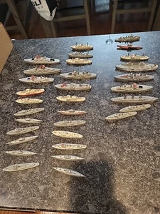 32 Vintage TootsieToy Military Ships Submarines Boats - Picture 1 of 14