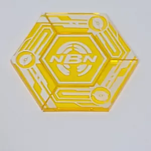 NBN CLICK TRACKER - Official FFG Promo Acrylic Android Netrunner LCG - Picture 1 of 1
