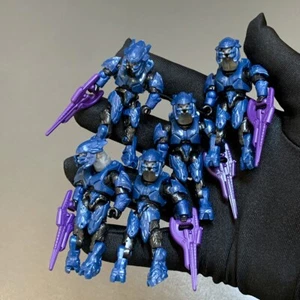 Lot 5 HALO CONSTRUX MEGA BLOKS COVENANT BLUE ELITE MERCENARY FIGURE GNB40 RECON - Picture 1 of 6