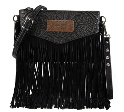 🔥Wrangler Tooled Fringed Bag- NWT! - Image 1 of 3