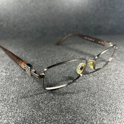 BURBERRY Women's Eyeglasses B 1145 1016 Brown Metal Italy 53-16 135 Super Cute! - Image 1 of 4