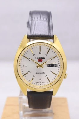 Vintage Seiko 5 Automatic Day&Date Movement No. 6309 Japan Made Men's Watch. - Image 1 of 4