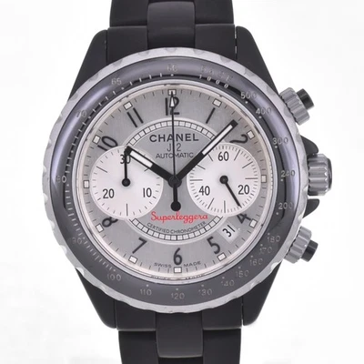 Reloj automático para hombre Chanel J12 Super Reggera H2039 cronógrafo fecha D#142216 Foto 1 de 4