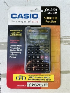 CASIO FX-260 SOLAR SCIENTIFIC FRACTION CALCULATOR - BRAND NEW - Picture 1 of 1