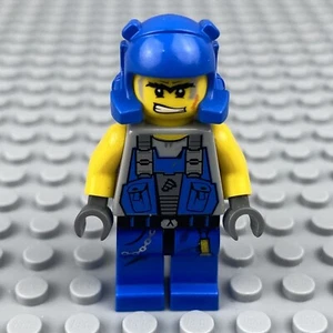 LEGO Power Miner Minifigure Orange Scar, Helmet pm011 8958 8709 - Picture 1 of 5