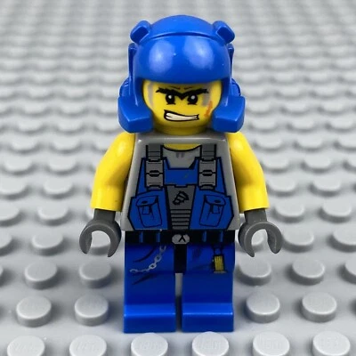 LEGO Power Miner Minifigure Orange Scar, Helmet pm011 8958 8709 - Image 1 of 4