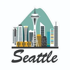 Seattle Washington Sticker Decal Bumper Sticker - Picture 1 of 2