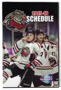 2015-16 Odessa Jackalopes NAHL Hockey Schedule !!! Many Sponsors - Picture 1 of 1