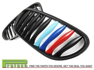 MATTE BLACK 03-08 E85 E86 Z4 COUPE CABRIOLET /// M TRI FRONT GRILLE BMW - Bild 1 von 2