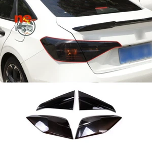 ABS Blackout TailLight Guard Shell Lamp Cover Accessories For Honda Civic 2022+ - Picture 1 of 11