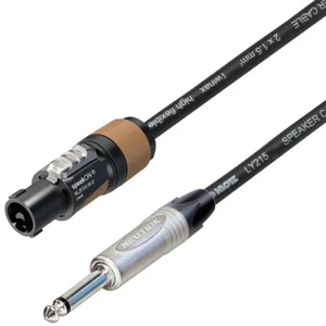 Speakon to 1/4" Jack Speaker Lead Neutrik NP2X NL2FXX-W-S 1.5mm 2 Core Cable HQ - Picture 1 of 1