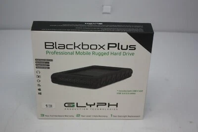 Glyph Technologies 1TB Blackbox Plus USB 3.0 External Hard Drive New - Image 1 of 2