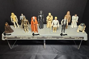 Star Wars 100% Auth VTG Kenner 1977 Mail Away Display Stand w/ First 12 Figures - Picture 1 of 17