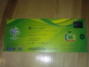 Ticket Spain - Ukraine 2006 WORLD CUP game #15 - Picture 1 of 1