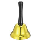Loud Hand Bell, 75Mm(2.95") Dia. Dinner Bell For Classroom, Service, Gold Tone