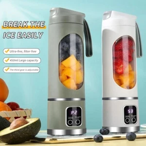 Tragbarer Entsafter Mixer Wiederaufladbar USB Elektrisch Smoothie 450ml USA Lager - Bild 1 von 14