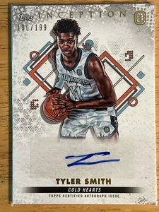 2022-23 Topps Inception OTE Tyler Smith Auto #/199 NBA Draft - Bild 1 von 2