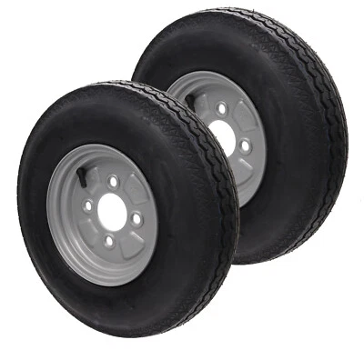 2x Komplettrad 4.80 / 4.00-8 70M 8 Zoll Anhänger Rad Reifen Deli Tire Felge 2024 - Bild 1 von 4