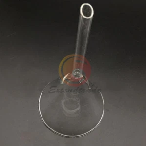 NEW 2PCS 60mm Glass Powder Funnel, With straight tip, Lab Glassware - Picture 1 of 3