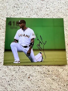 Adeiny Hechavarria Miami Marlins Signed Autographed 8x10 Photo - Picture 1 of 1