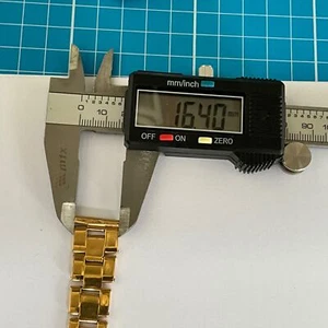ROLEX OYSTER BRACELET RIVET 18K YELLOW GOLD SOLID BUBBLEBACK 17MM # B3- BOX5 - Picture 1 of 17