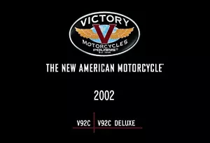 Libro manual de los dueños Victory 2002 V92C - Imagen 1 de 12