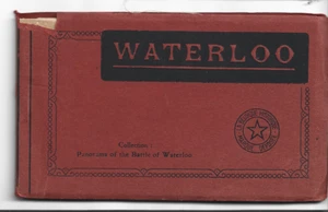 Folleto de recuerdo de 10 postales vintage - Waterloo, Bélgica - Imagen 1 de 2